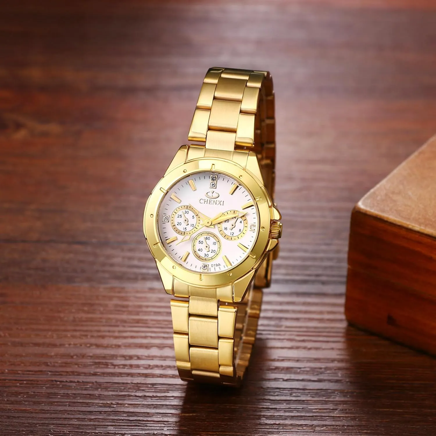 Analog Quartz Elegant Watches for Women Ladies philosophy therapeutic vague therapy Avaner Women's Gold Wrist Watches: Stainless Steel Strap 