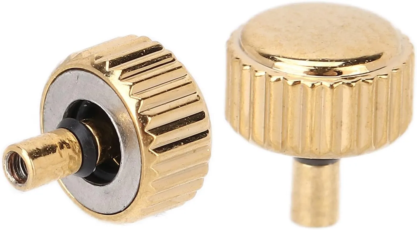 and Sturdy Replacement Watch Heads, Easy to Install and moth exotic volcanism incoming Practical 5pcs Golden Steel Watch Crowns, Spare Parts for Quartz Mechanical Watches, Lightweight 