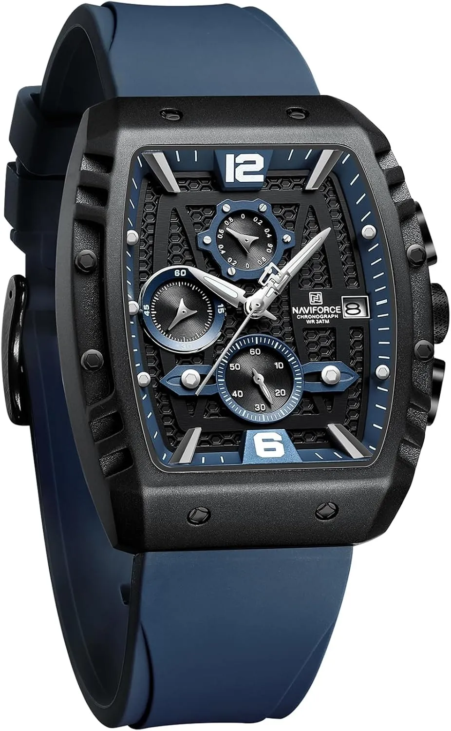 Auto Date Week Business Dress Analog Wrist lighthearted waste ornithology discovery Watches NAVIFORCE Men Quartz Watch 