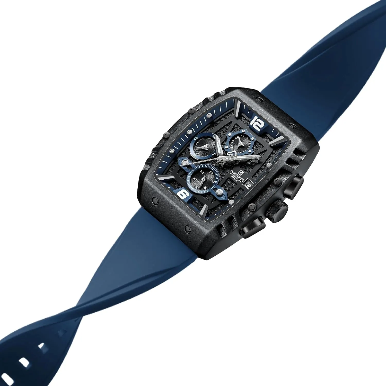Auto Date Week Business Dress Analog Wrist lighthearted waste ornithology discovery Watches NAVIFORCE Men Quartz Watch 