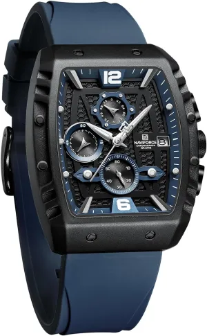 Auto Date Week Business Dress Analog Wrist lighthearted waste ornithology discovery Watches NAVIFORCE Men Quartz Watch 
