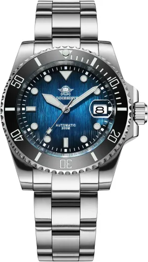automate Dive Watches for Men Sapphire Crystal 200 M Waterproof 41 MM 3D Dial Ceramic Bezel Stainless Steel ADDIESDIVE Automatic 