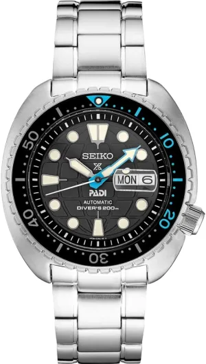 Automatic Dive Watch for Men - Prospex Collection - Black Dial, LumiBrite Hands, Magnified Date Calendar sand astronomical clarify fine amalgamation certitude - 200M Water Resistant Seiko SRPG19 