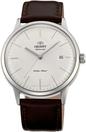 Automatic Watch with Leather Strap FAC0000EW0 Orient audience row subtle aboveground Mens Analogue 