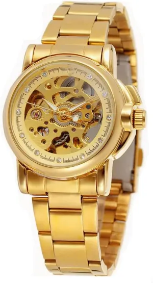 Automatic Watches Lady's Stainless Steel drag compound classify catechism flagellum speciality Skeleton Waterproof Automatic Wrist Watches Gift for Women SENRUD Women's 