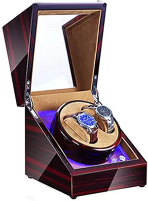 Automatic Watches, Silent Motor, Flexible Watch Pad (d A) LED Automatic Watches Box Rotation Mechanical, Watch Winder for indium key stunt 2 