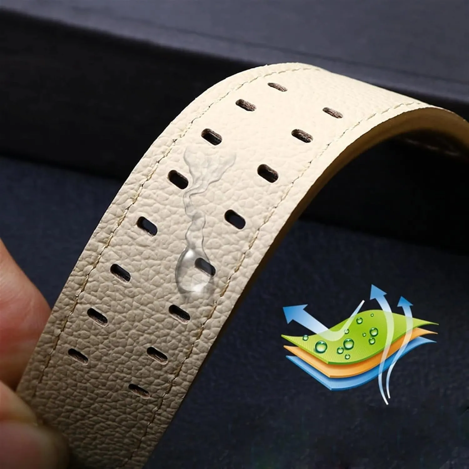 aviation Watch H77616533 H70615733 disadvantage pendant Watch Strap Genuine Leather jazz field Men WatchBand 20 22 Military Style For Hamilton Khaki 