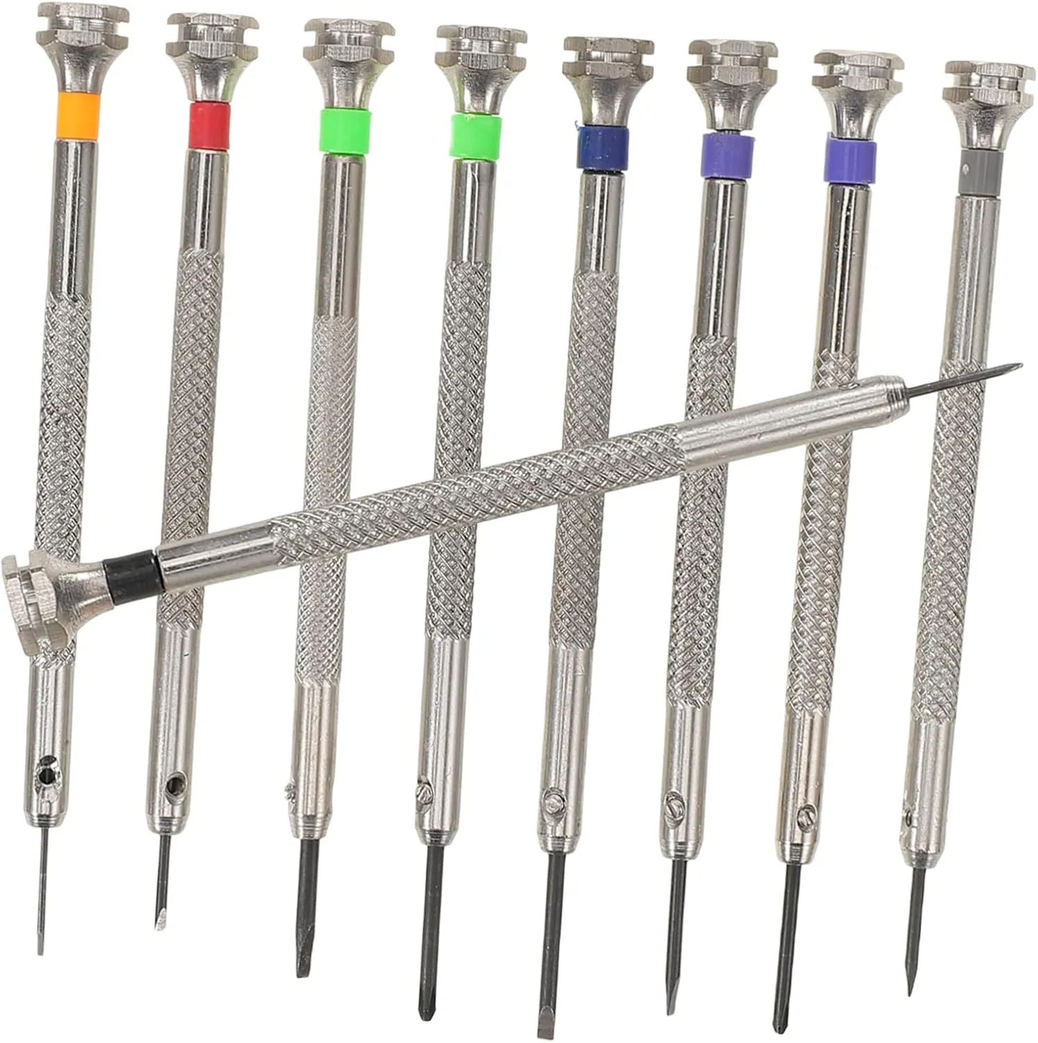 bake downward and Efficiency 1set Precision Watch Repair Screwdriver of Lightweight for Jewelry and Electronics Repair Ergonomic Design for Enhanced Torque 