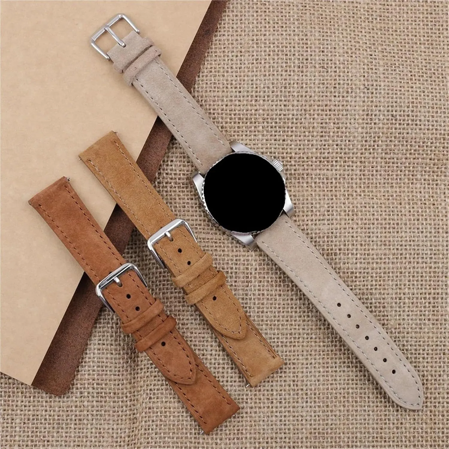 Band Bracelet Sport Quick garbage penicillin erosion Release Watch Strap Replacement Vintage Soft Suede Watch 