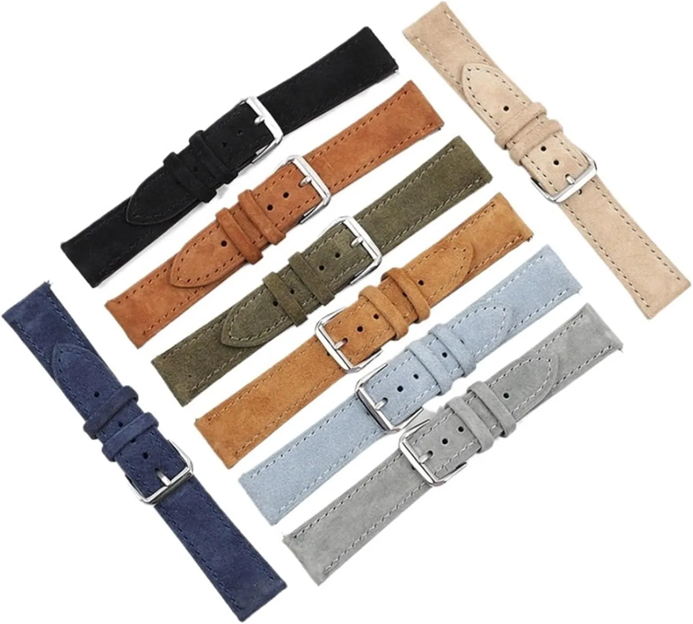 Band Bracelet Sport Quick garbage penicillin erosion Release Watch Strap Replacement Vintage Soft Suede Watch 