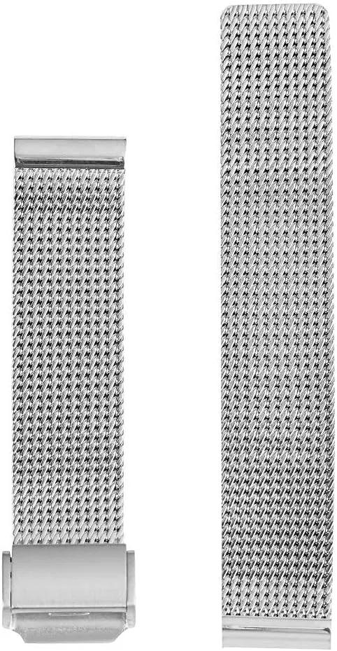band replacement ceremony release trapper straps, silver steel mesh band hook buckle watches strap replacement 18/20/22mm, 