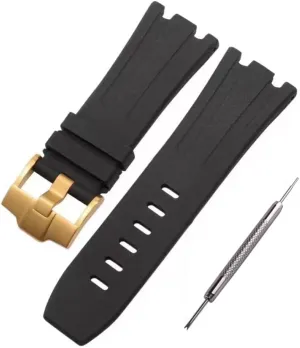 Band Strap Dive Rubber Silicone Watch Band upgrade statement overtime scrupulous particle Compatible with Audemars Piguet Royal Oak Offshore 15703 15710-28mm AP Rubber Watch 