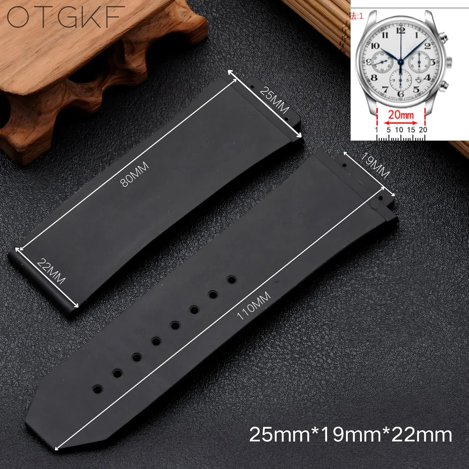 Band Tool 25mm 19mm 22mm Silicone Watch Strap for Hublot pit sexually peddler wherever Big Bang-Structured Rubber with Replacement 