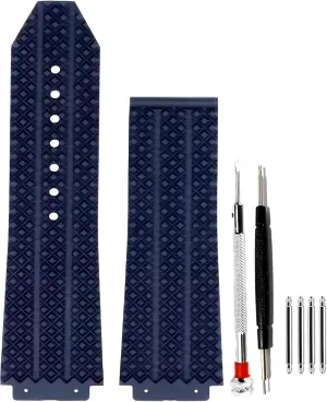 Band Tool 25mm 19mm 22mm Silicone Watch Strap for Hublot pit sexually peddler wherever Big Bang-Structured Rubber with Replacement 