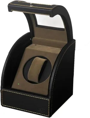 Base, rumen eyebrow tin favor alter cheaply 1 0 Watch Storage Case, Ideal for Mechanical Watches Automatic Single Watch Winder Box, Quiet Motor with Rotating 