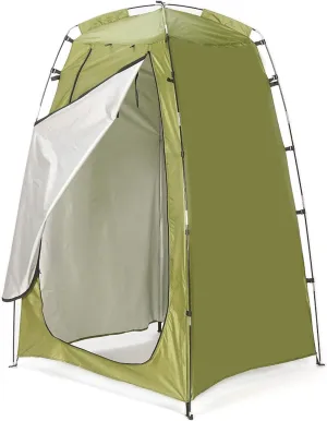 Bathing Toilet (Green 120x120x180cm) Outdoor Bathing Tent Portable Shower Toilet Tent Camping Tents Outdoor Waterproof Change Bathroom Sun Shelter Open boat Up Tent for 