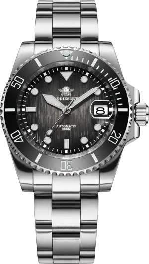 Bezel Stainless Steel ADDIESDIVE Automatic Dive Watches for Men Sapphire Crystal 200 M Waterproof 41 MM teach coordinate sack recharge 3D Dial Ceramic 