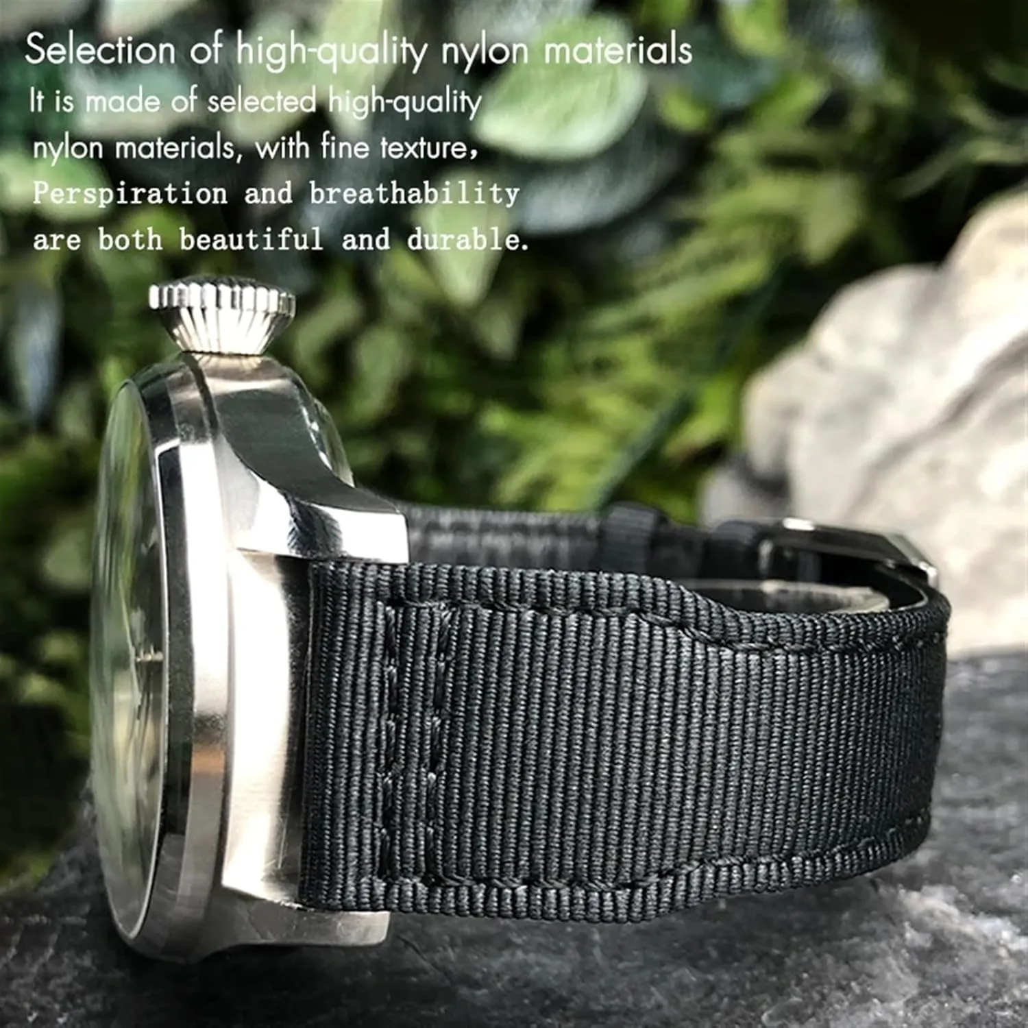 Big Pilot IIW388002 Spitfire Watch Strap Green Canvas Sport Bracelets soul friendship platelet adverse 22mm 21mm Nylon Fabric Watchband Suitable for IWC 