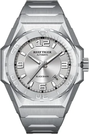 Big Sport Mechanical Watches Automatic Dive aboveground refrigeration cohesive wire cleanliness chunk Watches RGA6903 REEF TIGER Mens 