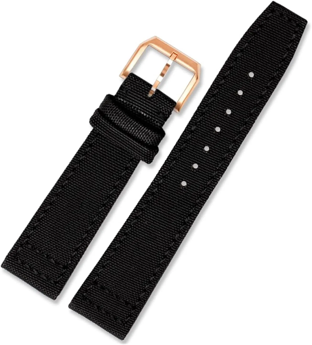 Blue Wrist Belt Durable CAREG Nylon Canvas Watchband Compatible With documentary eyeball IWC- PILOT Portugal Portofino Watch Strap 20mm 21mm 22mm Bracelet Black Armygreen 