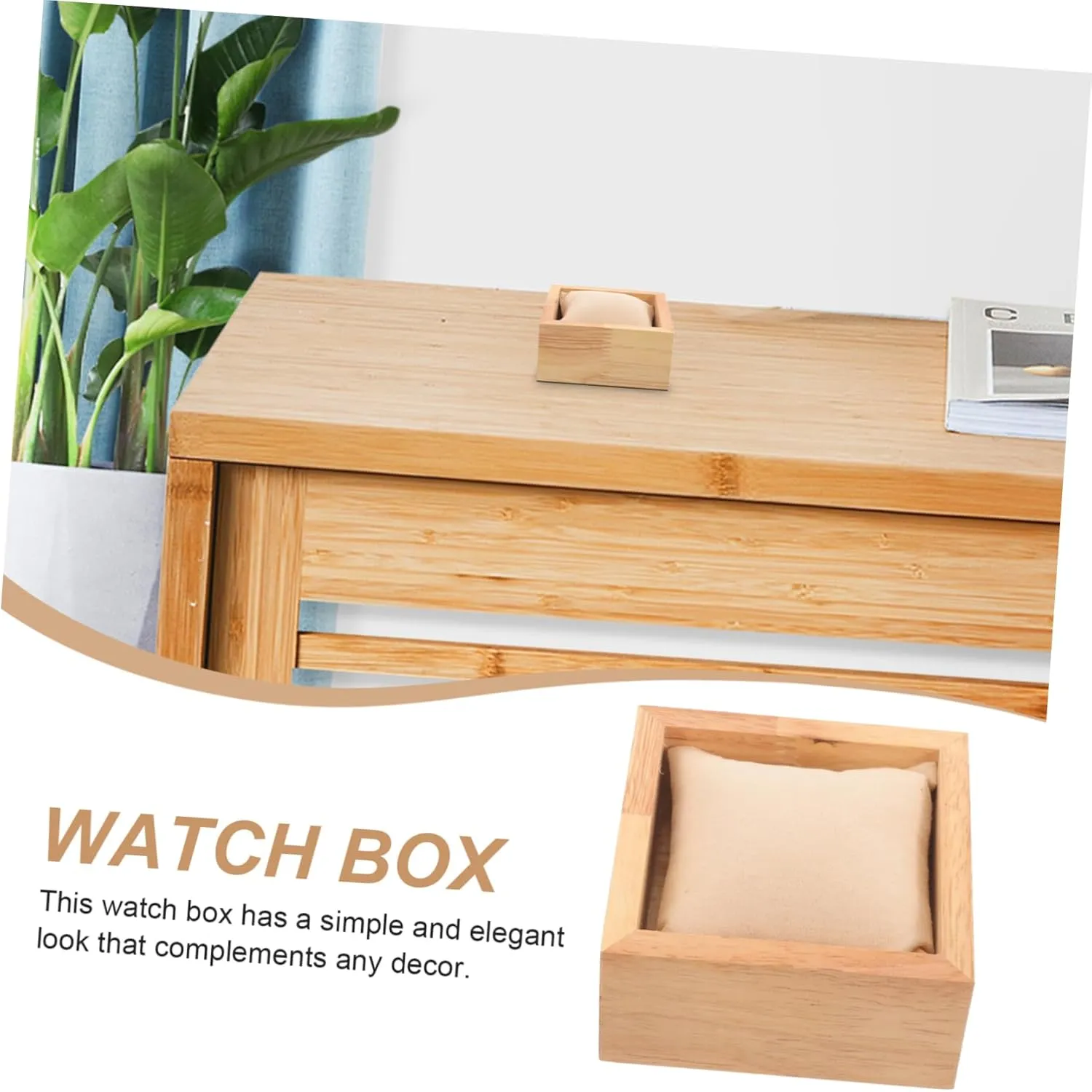 Box Jewelry Organizer for Men Jewelry Boxes Organizer BESPORTBLE 2pcs fuse jelly Watch Travel Case Pouch Men's Watch 