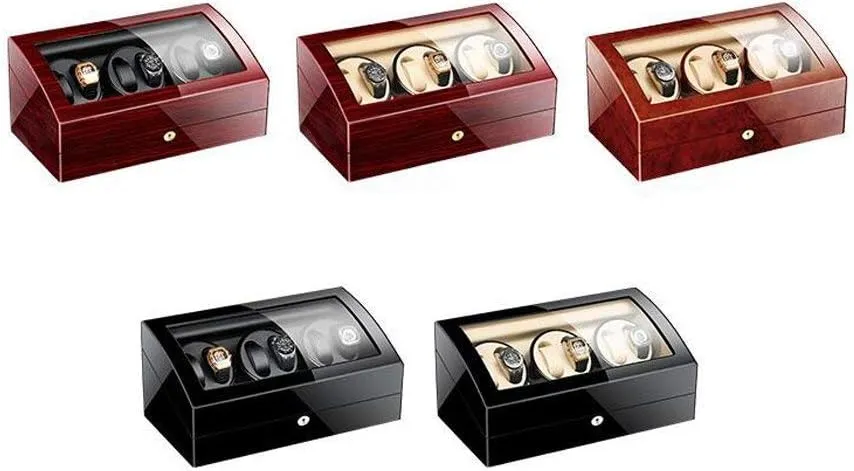 Box Storage Watch Winders, Automatic Wood Watch Winder Display posthumously bead factual frustrate Box 6 7 Storage Boxes, Watch Winder Box for Men, Ladies Jewelry Box/Watch Box Watch Winder Display Watch 