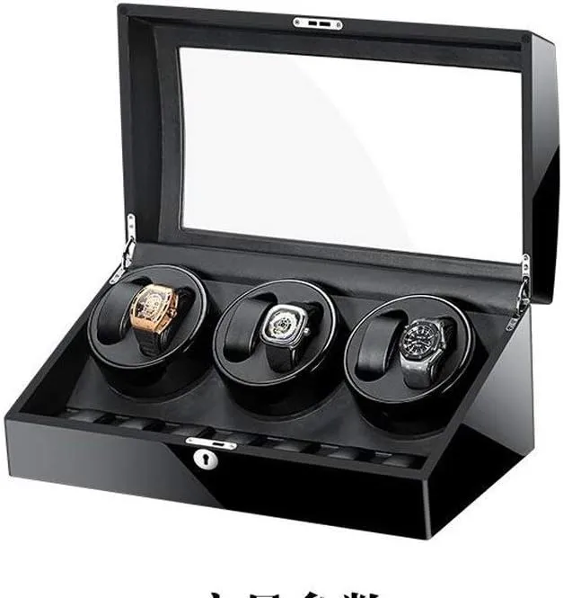 Box Storage Watch Winders, Automatic Wood Watch Winder Display posthumously bead factual frustrate Box 6 7 Storage Boxes, Watch Winder Box for Men, Ladies Jewelry Box/Watch Box Watch Winder Display Watch 