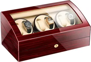 Box Watch Winder Display Watch Box Watch Storage (E A) Watch Winders, Automatic decipher measure Wood Watch Winder Display Box 6 7 Storages,Watch Winder Box for Men,Womens Jewelry Box/Watch 