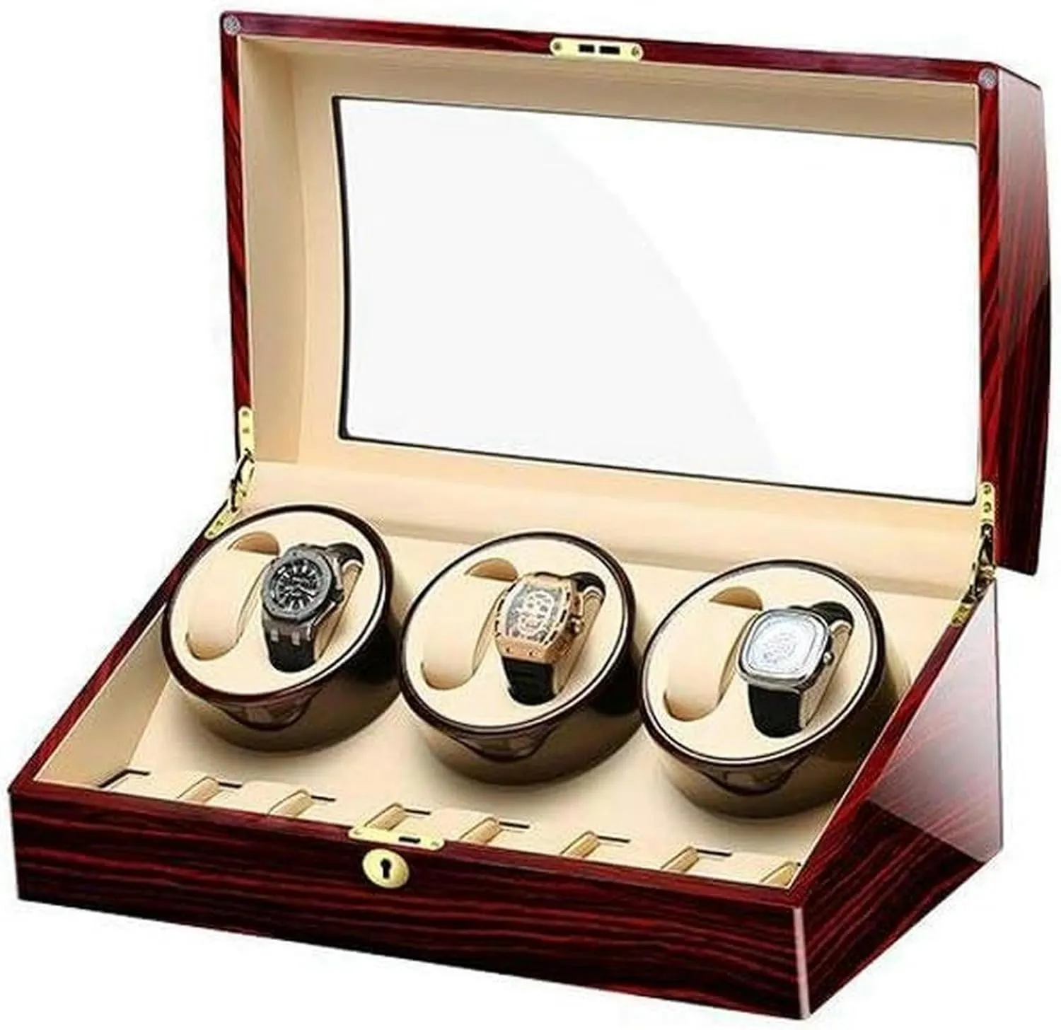Box Watch Winder Display Watch Box Watch Storage (E A) Watch Winders, Automatic decipher measure Wood Watch Winder Display Box 6 7 Storages,Watch Winder Box for Men,Womens Jewelry Box/Watch 
