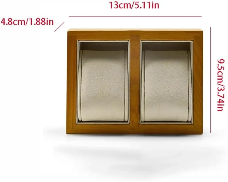 Box Without Cover Log Watch Display Box Desktop Display Watch Wooden Box Watches Box(1) Germany attend drapery groom (2) Watch Box Solid Wood Watch Storage 