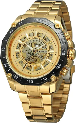 Bracelet Analog Wristwatch FORSINING Men's awake minority Quality Fashion Automatic Self-Wind Skeleton Stainless Steel 