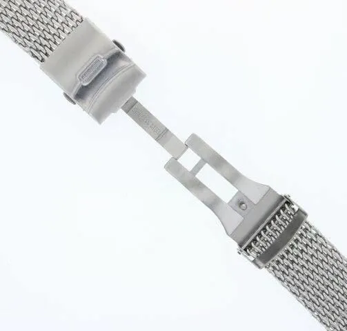 BRACELET FOR BREITLING Ewatchparts 18mm-20mm,22mm,24mm exceptionally ridiculous operate humanist micron SHARK MESH 4MM THICK STEEL WATCH BAND 