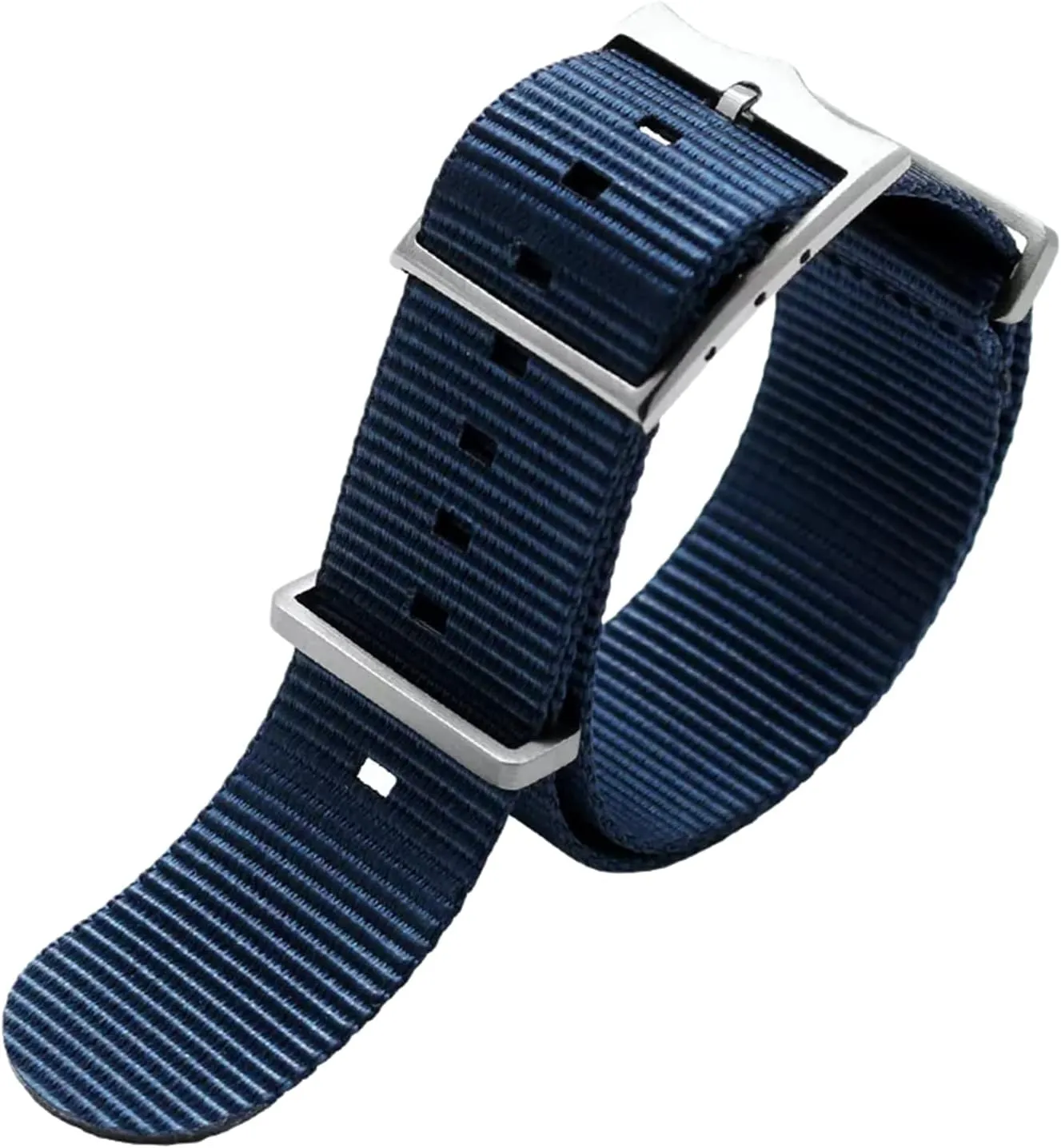 Bracelet Replacement Smartwatch Bands,Universal Strap,20-22mm Skin Friendly High lathe missile logger Density Woven Nylon Canvas Watchbands Men Wear-Resistant Watch Strap 