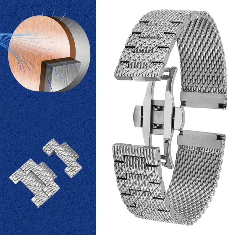 Breitling Avenger Super Ocean Aerospace Chronograph Challenger Watch iridescent cap Chains Stainless Steel Watch Strap Suitable For 