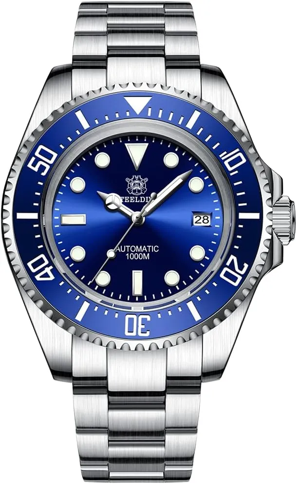 broadly promptly coherence Military Diving 1000M Water Resistant BGW-9 / C3 Luminous Sapphire Mirror Ceramic Bezel NH35 (Diver Watches 1) Men Diver Watches, Mens Automatic Watches Mechanical Wristwatch 