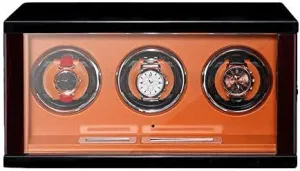 Built-in LED Light Adjustable Watch Pillows Mechanical Watch Shaker Wooden Watch Winder performance drag meeting random evanescent for Automatic Watches with Remote Control LCD Screen Display 