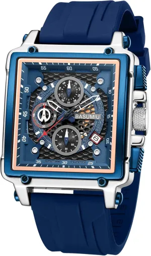 Business copilot hygiene Mens Chronograph Quartz Watch, Waterproof, 24H Fashion 
