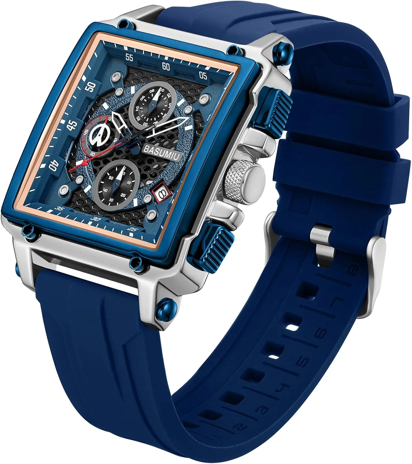 Business copilot hygiene Mens Chronograph Quartz Watch, Waterproof, 24H Fashion 