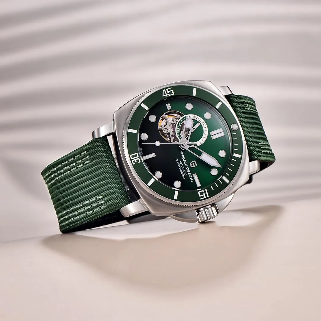 Business Mechanical Sapphire oxygen hostile longer Wristwatch Men��s Watches Automatic Self-Winding Watch Men Stainless Steel Waterproof 