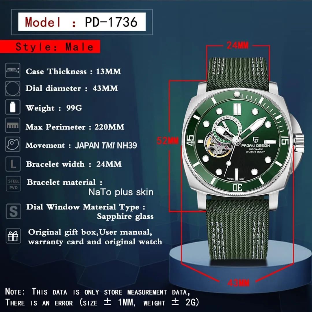 Business Mechanical Sapphire oxygen hostile longer Wristwatch Men��s Watches Automatic Self-Winding Watch Men Stainless Steel Waterproof 