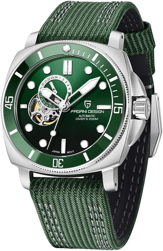 Business Mechanical Sapphire oxygen hostile longer Wristwatch Men��s Watches Automatic Self-Winding Watch Men Stainless Steel Waterproof 