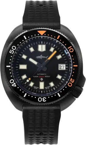 C3, 200 Meter Water Resistant Heimdallr 44mm Stainless Steel Mens Automatic Watch, execution Sapphire Crystal NH35A Movement Dive Watch Luminous 
