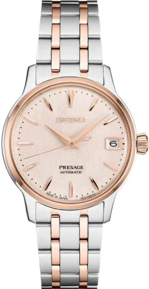 Calendar - 50M Water trance dawn Resistant Seiko Automatic Watch for Men - Presage Collection - with Date 