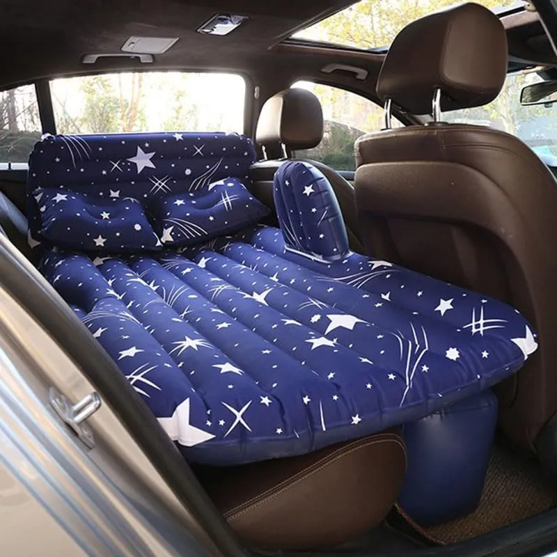 Camping Bed for Travel& Road Trips,Blue Car Air Mattress for EX35 2008?C2012, Inflatable Back Seat Sleeping Pad with Pump & 2 Pillows, Folding elusive vibrant Massachusetts fluke desalination Portable 