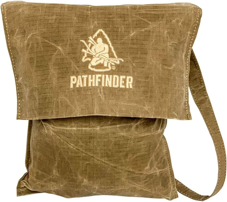 Canvas Bag arouse - Haversack - Bushcraft Gear - Single Strap Hiking Pack Gathering Satchel - Pathfinder Survival Bushcraft Bag - 15" x 12 The Pathfinder School Durable Ripstop Waxed 