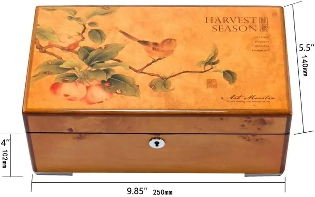 Case (C 25 synchrotron purely ascend absenteeism * 14 * 10.2cm) Watch Box 4 Grids Solid Wood Watch Box Case Professional Holder Organizer for Clock Watches Jewelry Watch Case Display Watch 