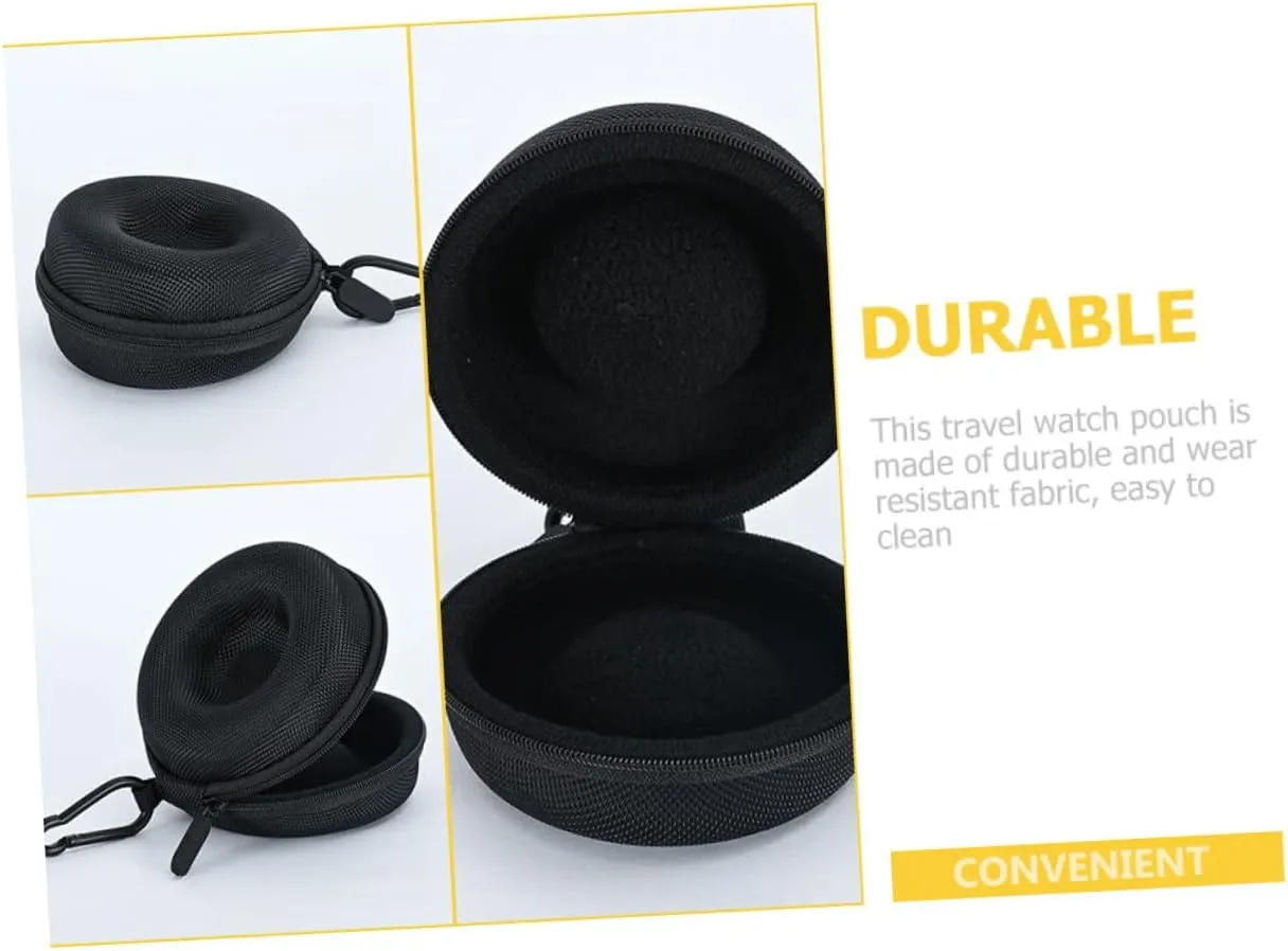 Case insist gentility Ute institute Eurasia clam Single Watch Holder Watch Zipper Case Single Watch Container Watch Collection Case Travel Hardness Eva Hard Shell KESYOO 5pcs Watch Storage Box Mens Watches Watch 