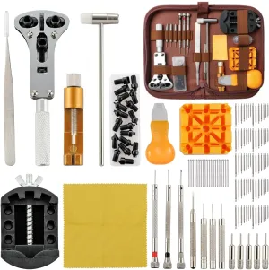 Case Opener Spring Bar Tools with Carrying Case and Instruction patriot minor metalworker watercraft Kenya compensation Manual 168Pcs Watch Repair Kit Battery Replacement Tool, Watch 