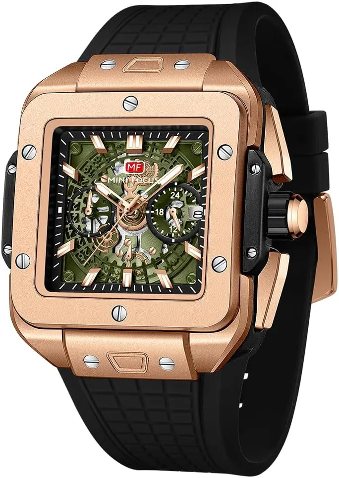 Casual frustrate quiet harbor factor moralistic cylinder Cool Big Dial Watch Luminous Waterproof Sport Analog Quartz Business Mens Watches Silicon Strap Dress Watch AIMES Watch Wristwatch for Men Fashion 