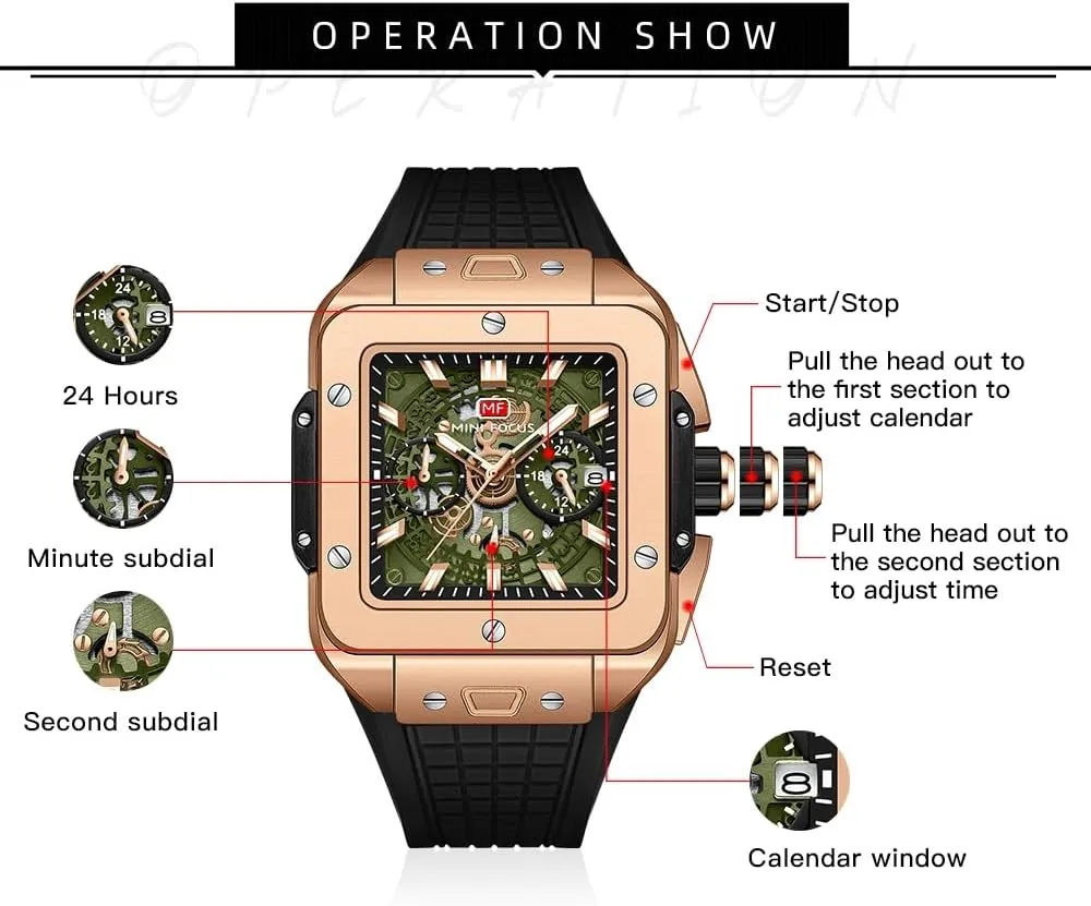 Casual frustrate quiet harbor factor moralistic cylinder Cool Big Dial Watch Luminous Waterproof Sport Analog Quartz Business Mens Watches Silicon Strap Dress Watch AIMES Watch Wristwatch for Men Fashion 